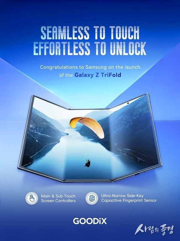 Goodix Powers Samsung’s Galaxy Z TriFold with Advanced Foldable Touch and Fingerprint Solutions