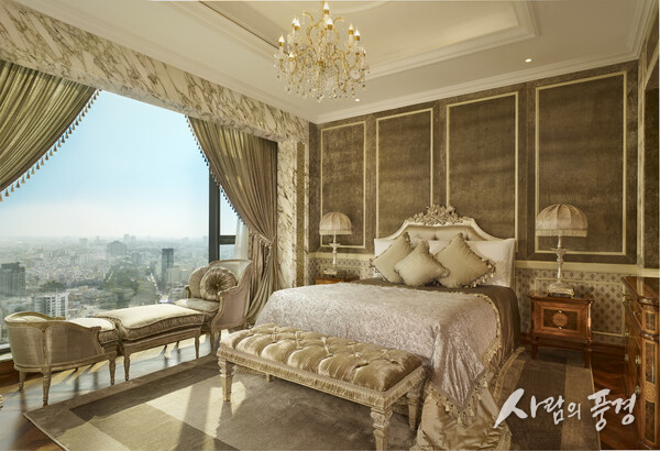 The Reverie Suite bedroom adorned with Provasi interior furnishings