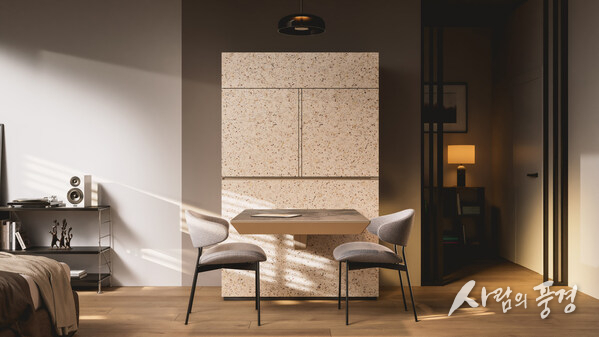 With ‘Miele Compact Living: Kitchen Unit powered by Hettich’, Miele presents a design study for highly functional and flexible kitchen solutions in even the smallest spaces. By combining appliances with adaptable furniture systems, the concept addresses the growing demand for efficient urban living without compromising on performance or design. (Photo: Miele)